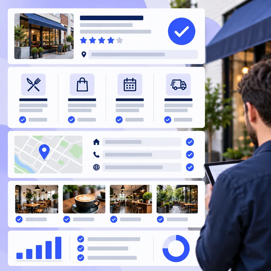 Local business audit example
