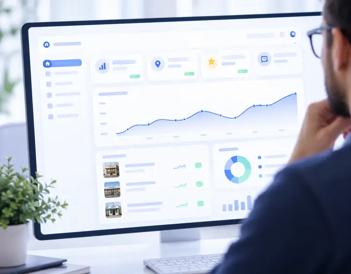 Localo reports manager interface for agency reporting